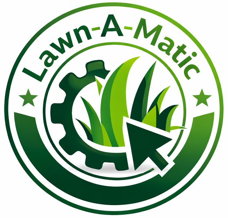 Lawn-A-Matic Texas-built lawn care software logo